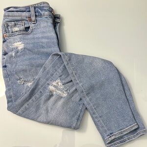 American Eagle Mom Distressed Jeans